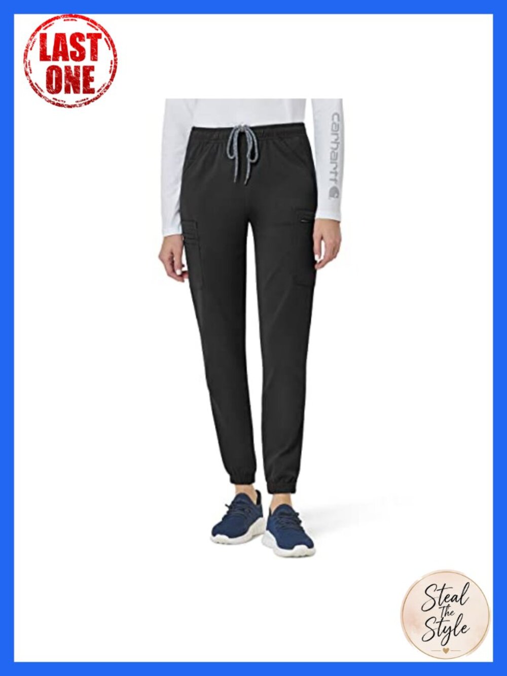 Rugged Flex Peak Cargo Jogger Scrub Pant Nylon-spandex blend